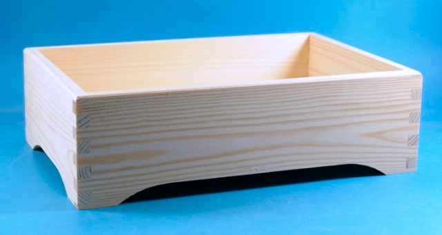 Krabička  otevřená OBDÉLNÍK, ozdobné  výřezy (30cm x 20cm)