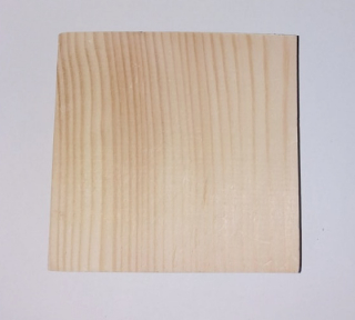 Dřevěná podložka z masivu 2 - ČTVEREC (9x9cm) 