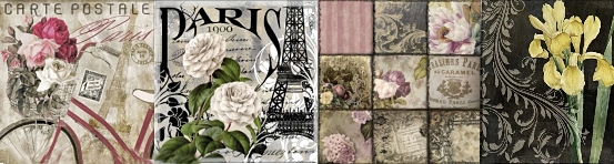 VINTAGE Ubrousky na decoupage Ubrousky na decoupage
