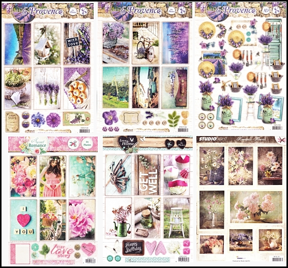 Kreativní papíry Scrapbook - kreativní papíry
