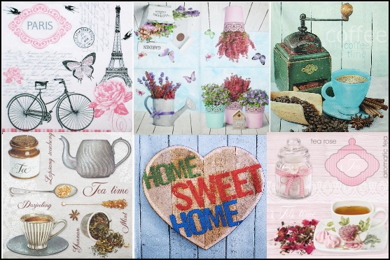 Ubrousky pro decoupage Ubrousky na decoupage