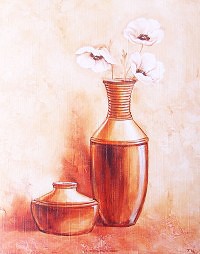 Reprodukce - Květina a váza 2