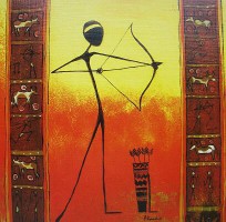 REPRODUKCE - Africké ženy 11 (15x15cm)