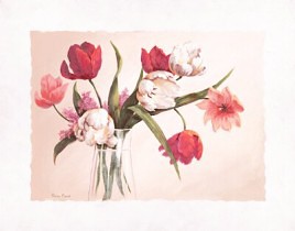 Reprodukce - Květinové zátiší 1(20x25cm)