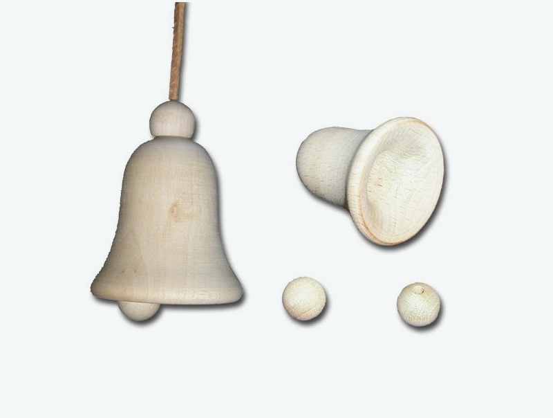 Dřevěný zvoneček - SADA
