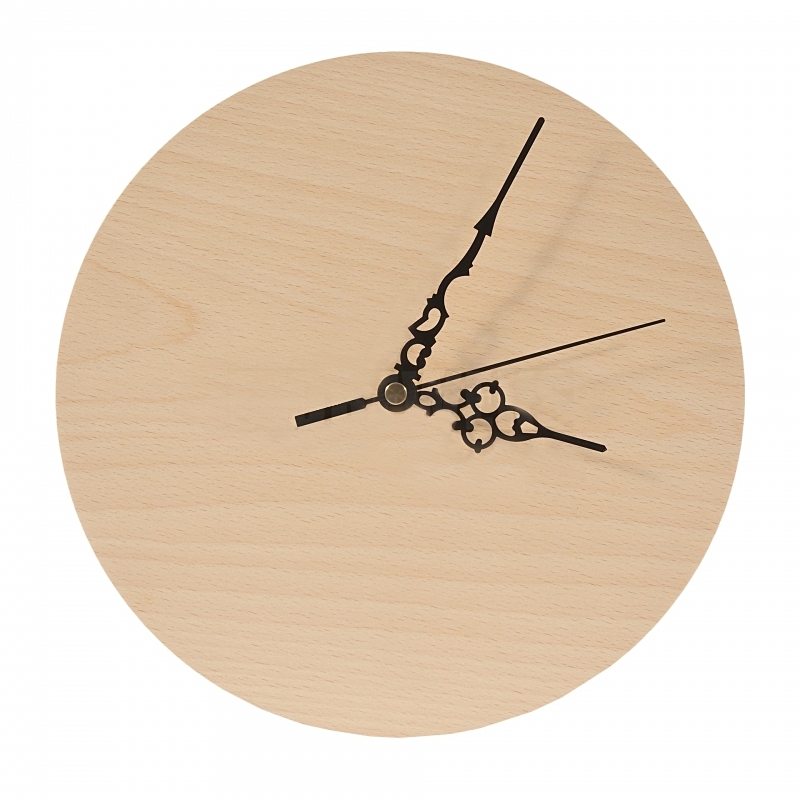 Dřevěné hodiny kulaté  z masivu  (25cm)