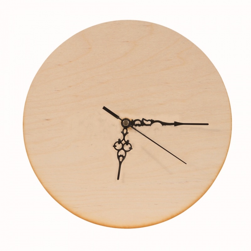 Dřevěné hodiny kulaté  (25cm)