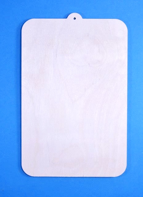 Dřevěná destička - cedulka, ZÁVĚSNÁ (21x13,5cm)