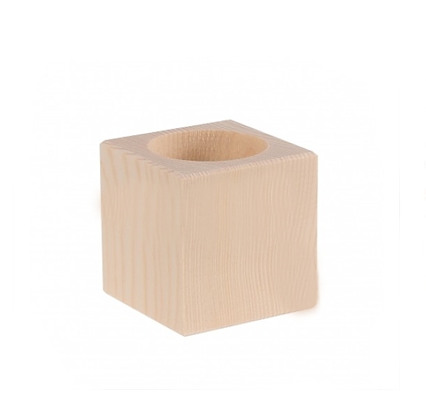 Dřevěný stojánek - TUŽKOVNÍK (7x7x7cm)