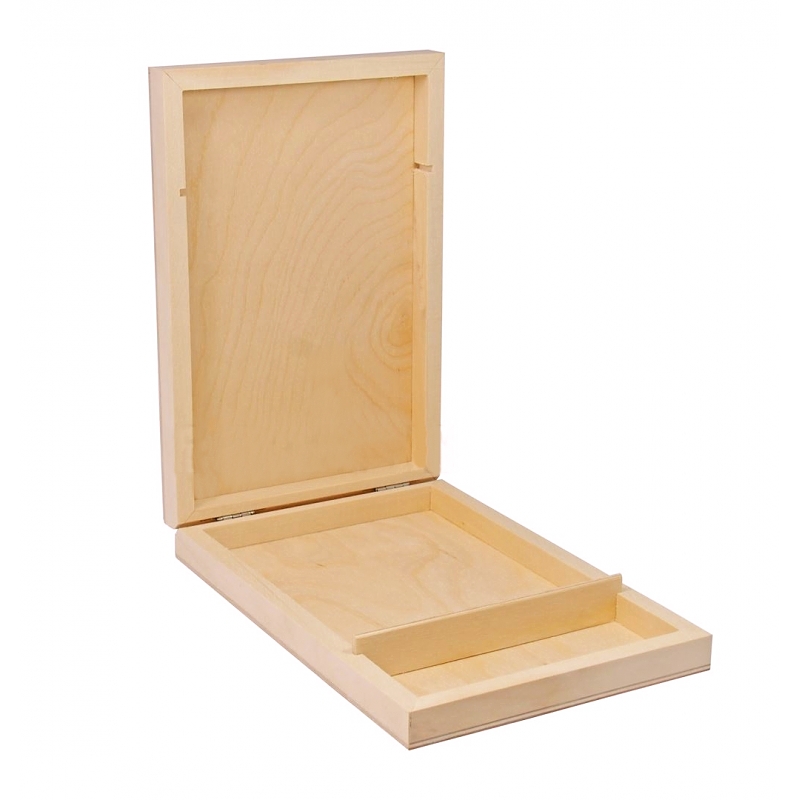 Dřevěná krabička  NA CD (21,6x14,2x3,2cm)
