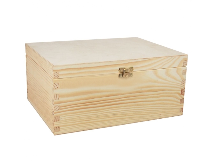 Dřevená  krabička - truhlička - box (28x21x13cm)