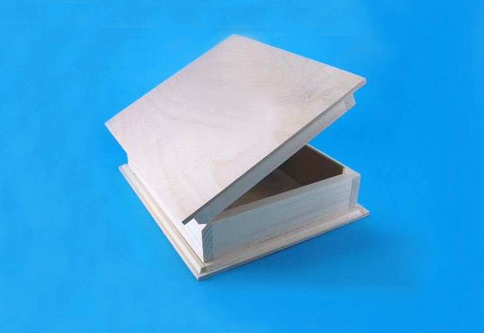 Dřevěná krabička - šperkovnice (23,2x19,6x7,4cm)