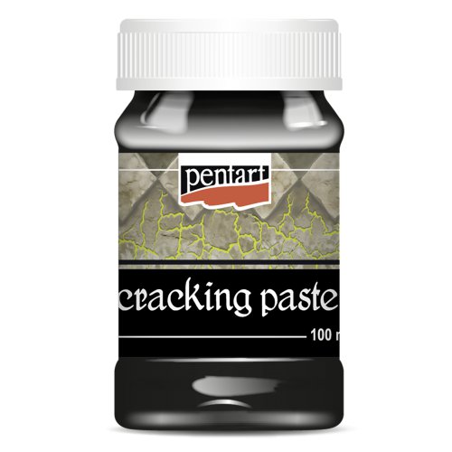 Krakelovací pasta Pentart-  KROK 2, ČERNÁ, 100ml