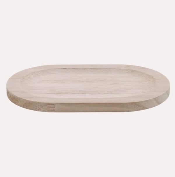 Dřevěný podnos - tác OVÁL ( 19x12cm)