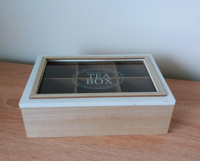 Dřevěná krabička na čaj  TEA COLLECTION