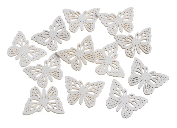 Jarní dekorace MOTÝLCI, sada 12ks (4cm)