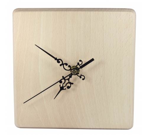 Dřevěné hodiny ČTVEREC masiv (19x19cm)