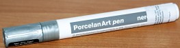Fix na porcelán - STŘÍBRNÝ