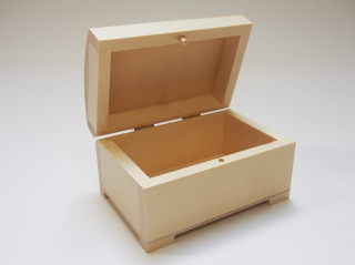 Dřevěná krabička šperkovnice - MALÁ (9,5x6cm)