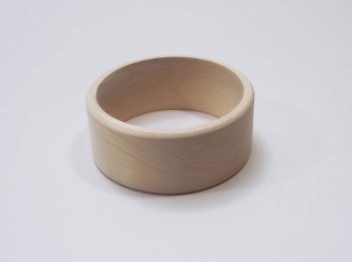 Dřevěný náramek  - ROVNÝ (3cm)