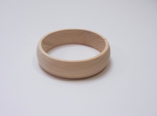 Dřevěný náramek - ZAOBLENÝ (1,8cm)