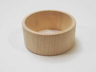 Dřevěný náramek  - ROVNÝ (4cm)