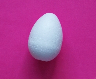 Polystyrenové vejce - 10x7cm