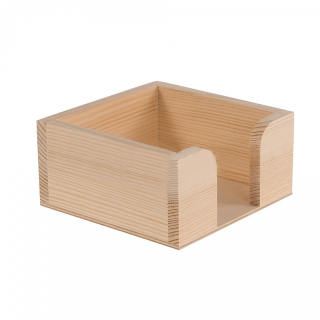Dřevěný zásobník - VYŠŠÍ  (11,2x11,2x5,5cm)