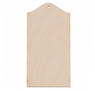 Dřevěná destička - cedulka ZDOBENÁ, ZÁVĚSNÁ (10x21cm)