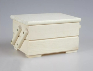 Dřevěná krabička - ROZKLÁDACÍ (19,5 x 9,5 x12cm)