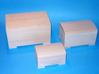 Dřevěné krabičky - ŠPERKOVNICE, SADA 3ks