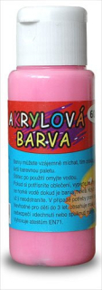 Akrylová barva RŮŽOVÁ matná - 60ml