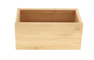 Dřevěná krabička - úložný box  (15x8x7cm)