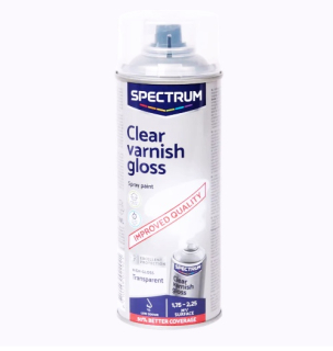 LESKLÝ lak ve spreji 400ml