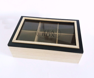 Dřevěná krabička na čaj  TEA COLLECTION