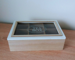 Dřevěná krabička na čaj  TEA COLLECTION