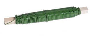 Aranžovací vázací drátek ZELENÝ (100g)