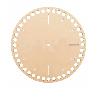 Dřevěné hodiny kulaté (20cm)