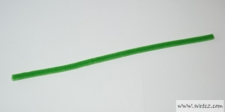 Modelovací drátek plyšový - zelený