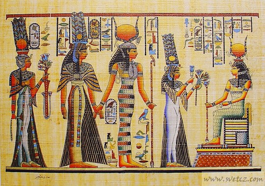 Reprodukce - Papyrus Ahmed 3(13x18cm)