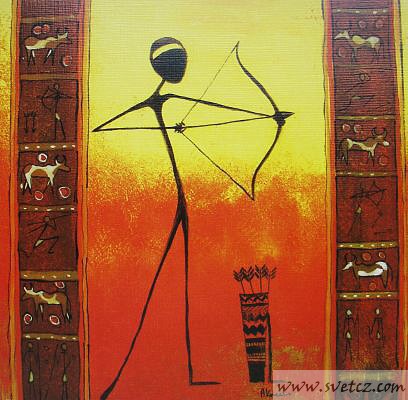 REPRODUKCE - Africké ženy 11 (15x15cm)
