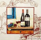 Ubrousek - Zátiší s vínem 3