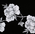 Ubrousek - Černobílé růže