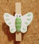 Dekorace - Kolíček s motýlkem 3
